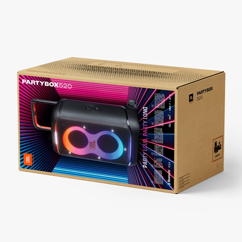 PARLANTE BLUETOOTH JBL PARTYBOX 520 400W IPX4 NEGRO - 5