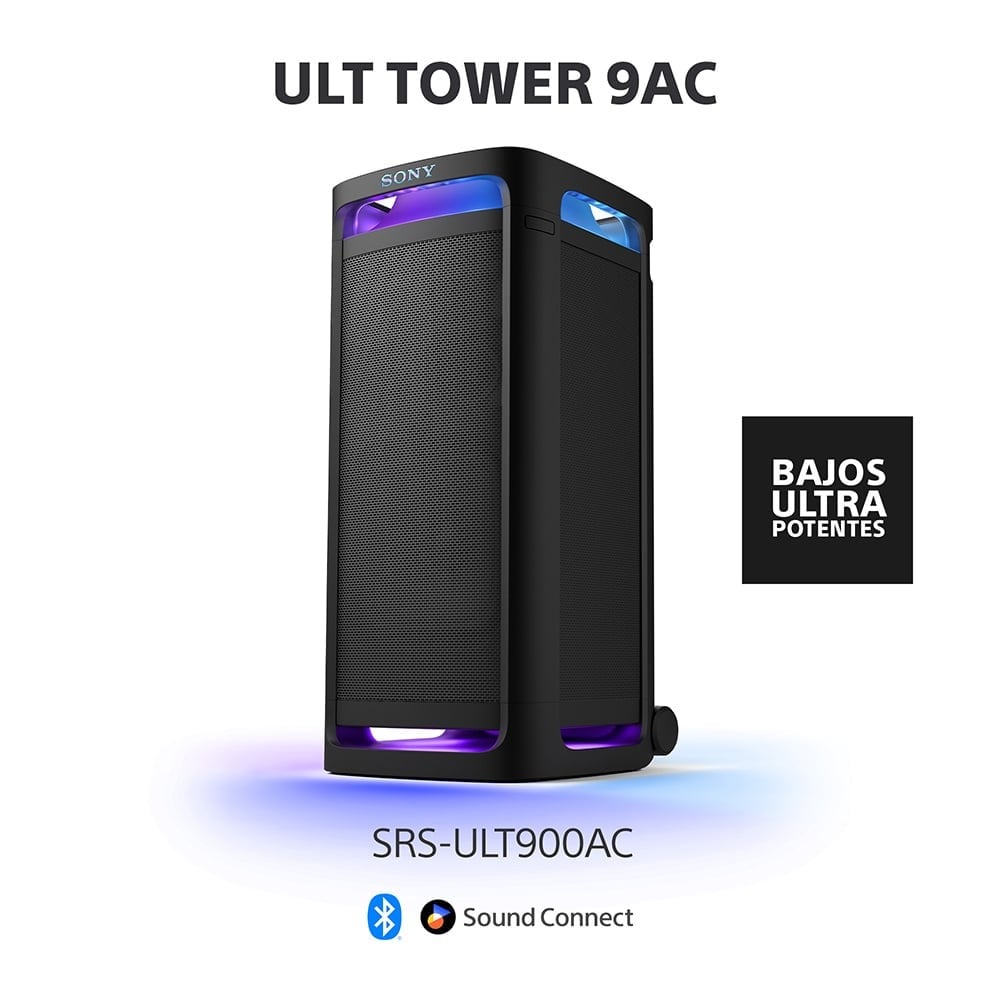 SONY PARLANTE BLUETOOTH SRS-ULT900AC PARA FIESTA ULT TOWER 9AC NEGRO - 1
