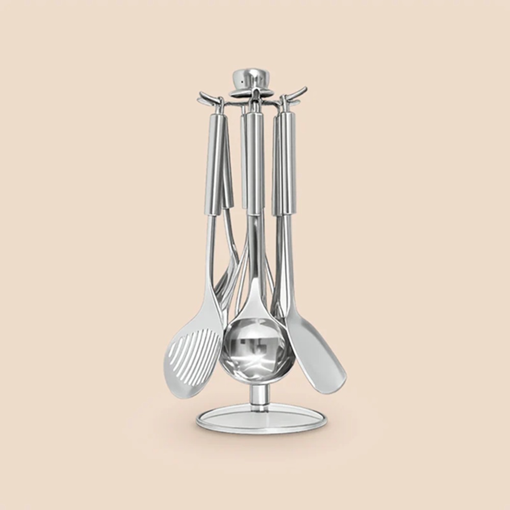 SET UTENSILIOS FINEZZA FZ-8001UT ACERO -7 PZAS - 1