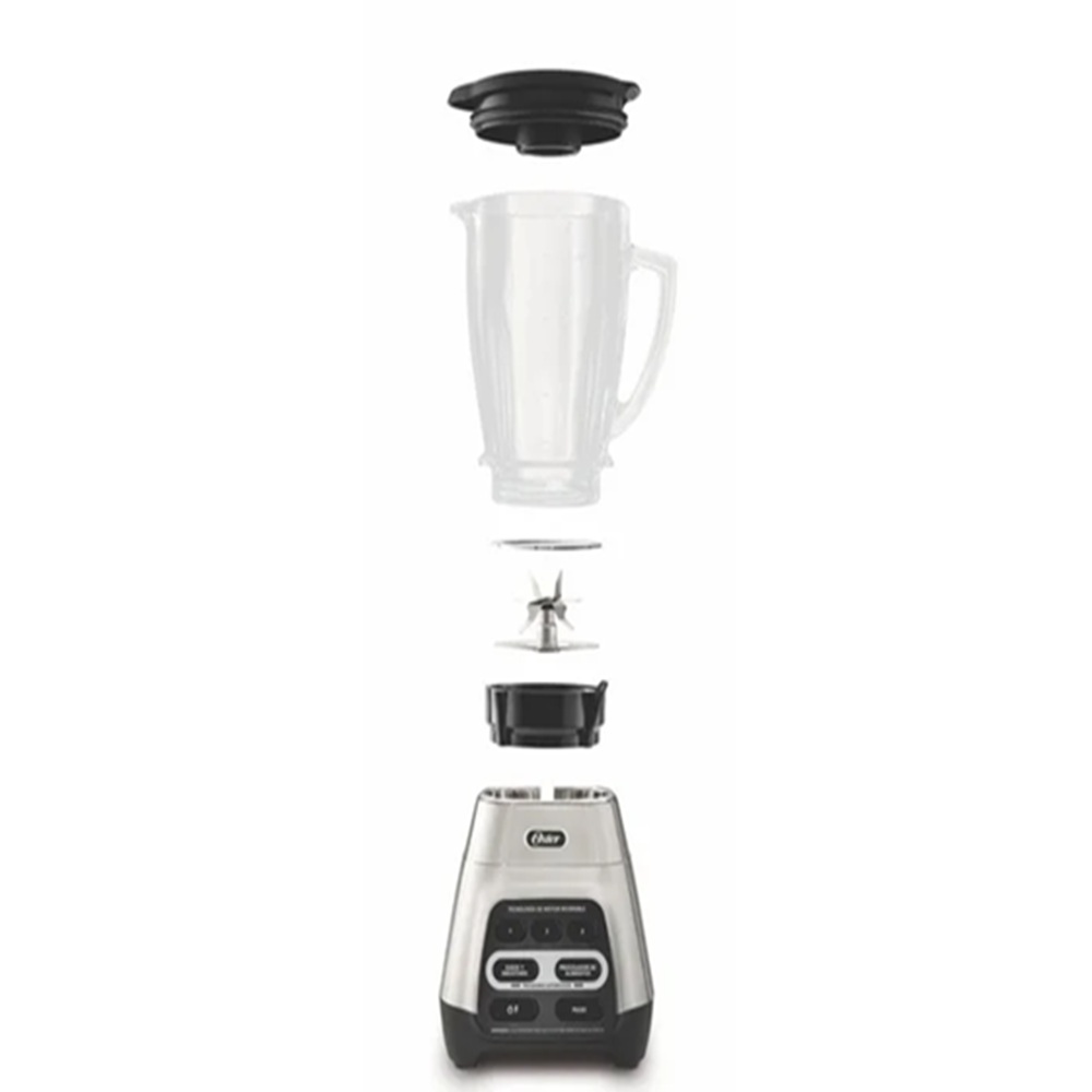 LICUADORA OSTER Y VASO BLEND BLSTPYG1311NBG 1.5 LT - 1000 WATTS - ACERO - 5