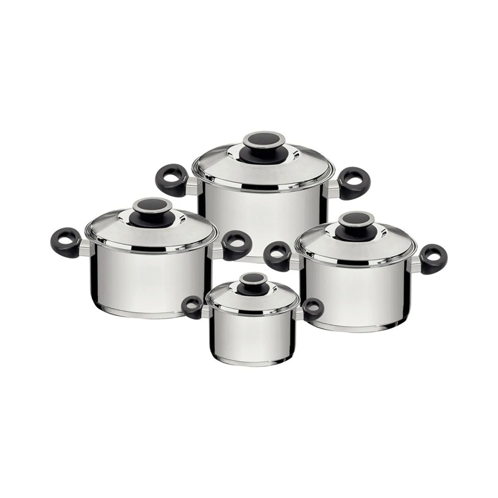 JUEGO OLLAS TRAMONTINA NEW SOLAR BAQUELITA 8 PZS - 1