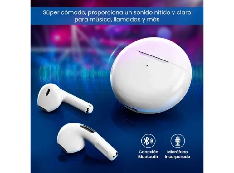 AUDÍFONOS INALÁMBRICO PRO6 NEGRO - 2