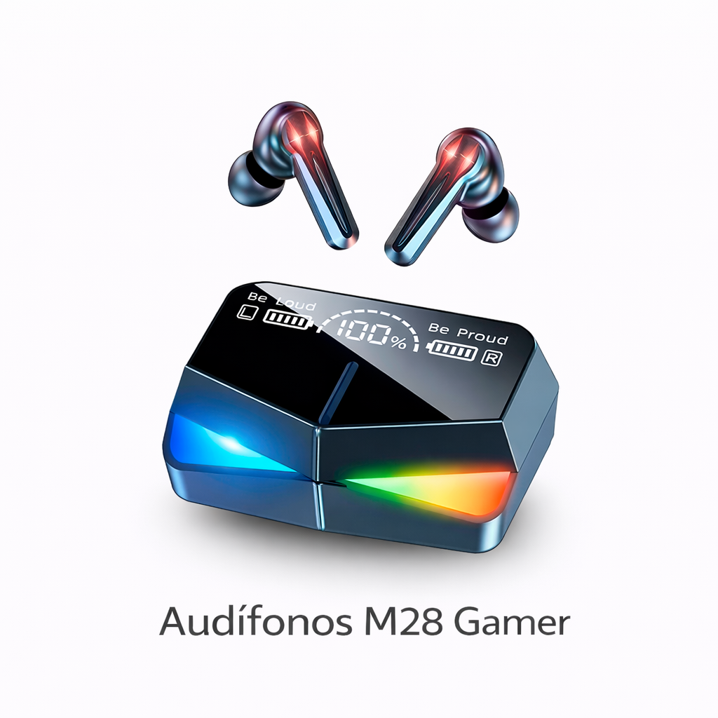 AUDÍFONOS BLUETOOTH M28 GAMER - 2