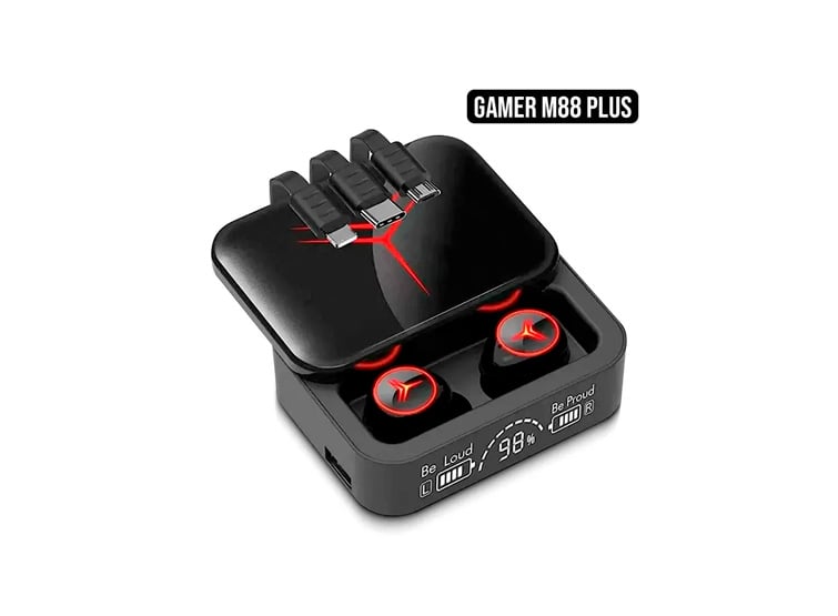 AUDIFONOS BLUETOOTH M88 PLUS - 1