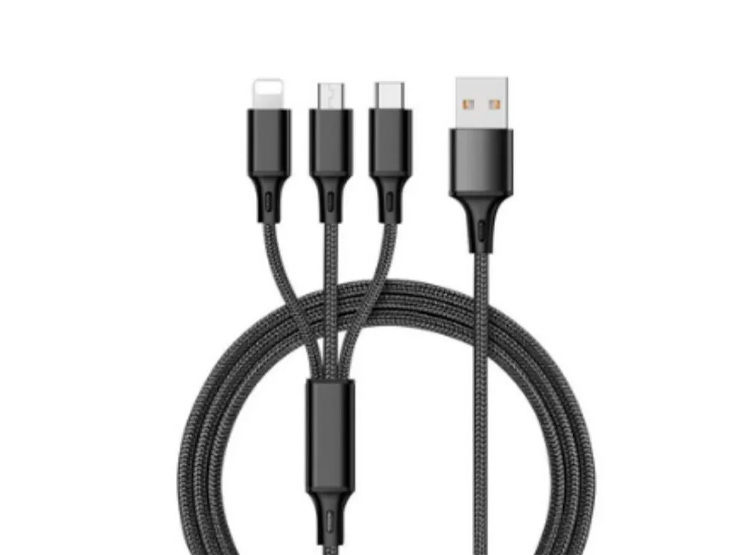 CABLE PULPO 3 EN 1 X7 DE 100W DE 1.2 METROS - 1