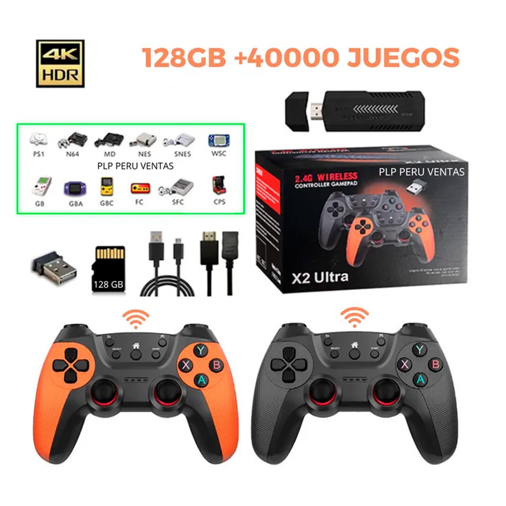 CONSOLA X2 ULTRA 128GB 4K MANDOS INALAMBRICOS - 1