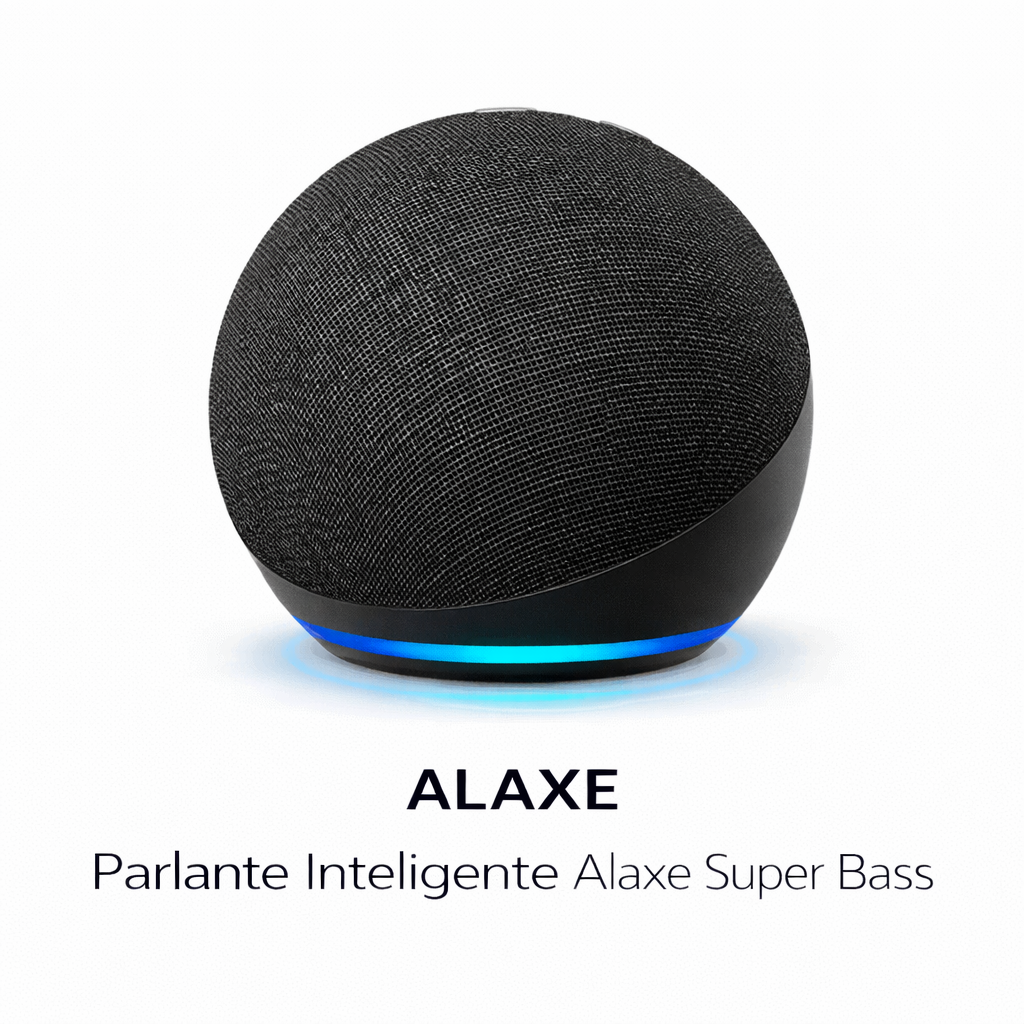 PARLANTE INTELIGENTE ALAXE BLUETOOTH CON COMANDO DE VOZ AZUL - 2