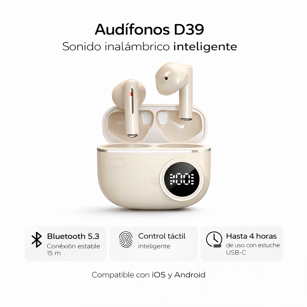 AUDÍFONOS D339 BLUETOOTH VERDE - 3
