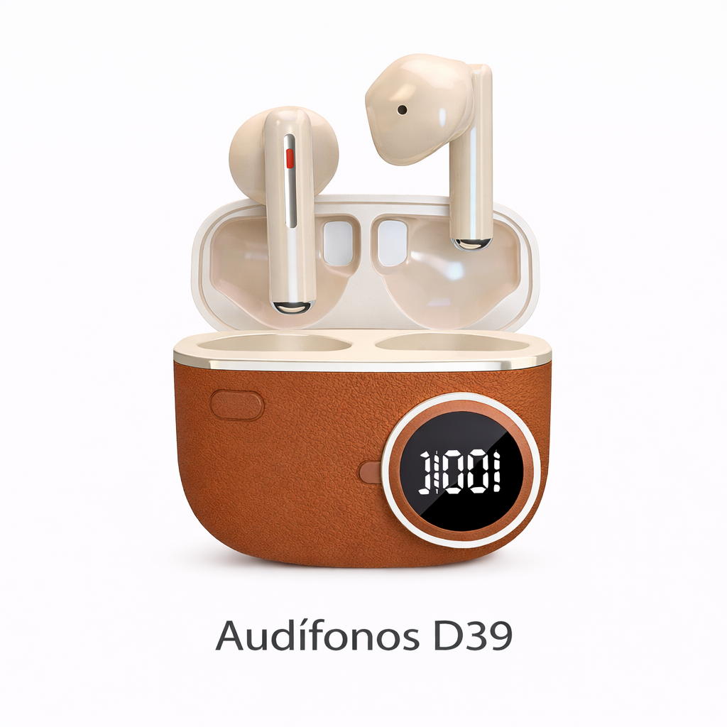 AUDÍFONOS D339 BLUETOOTH MARRON - 2