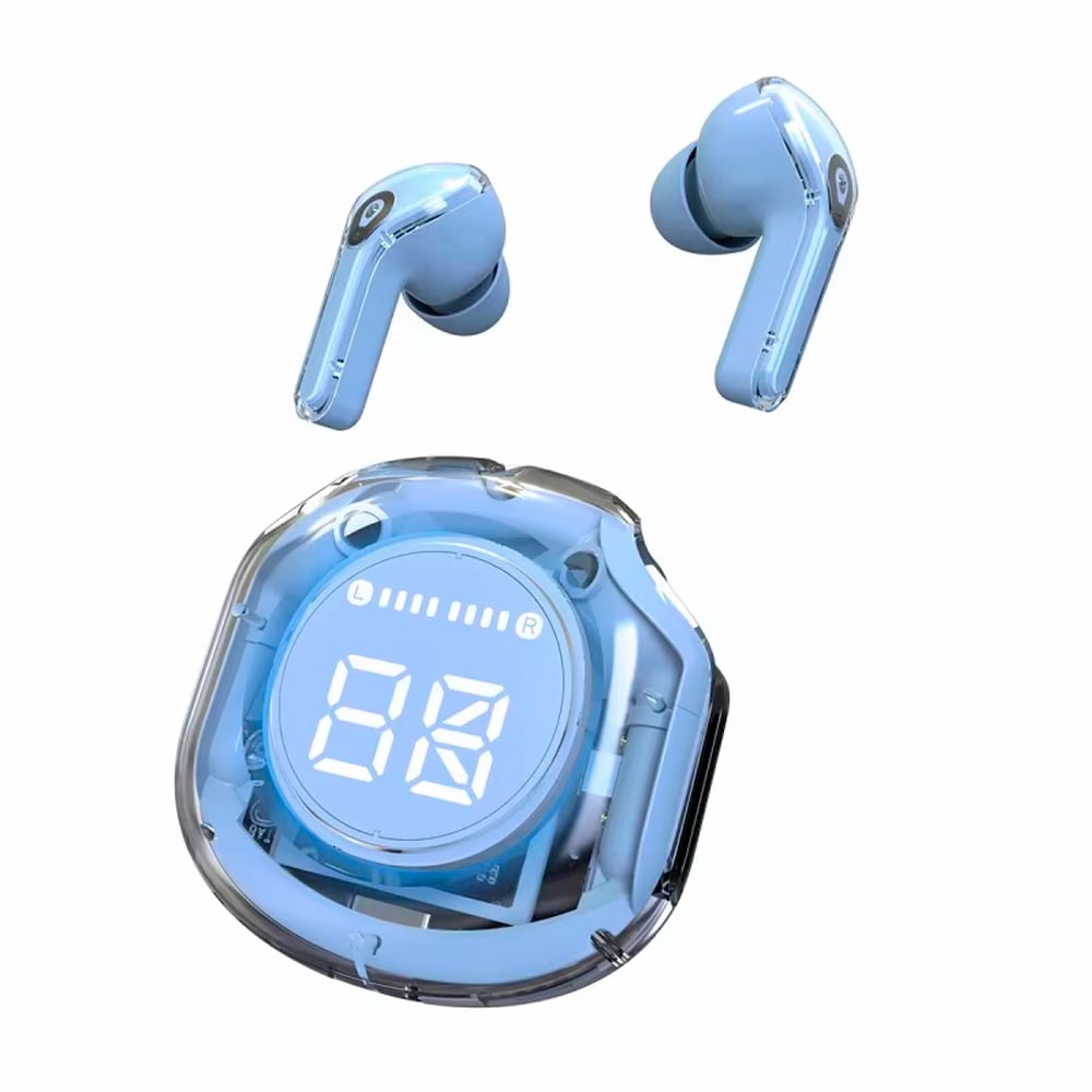 AUDÍFONOS GAMER AIR39 INALÁMBRICOS CELESTE - 1