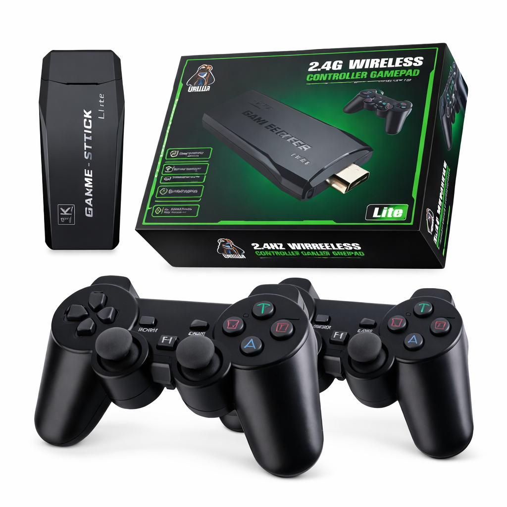 CONSOLA GAME STICK M8 30000 JUEGOS MANDOS RECARGABLES - 1