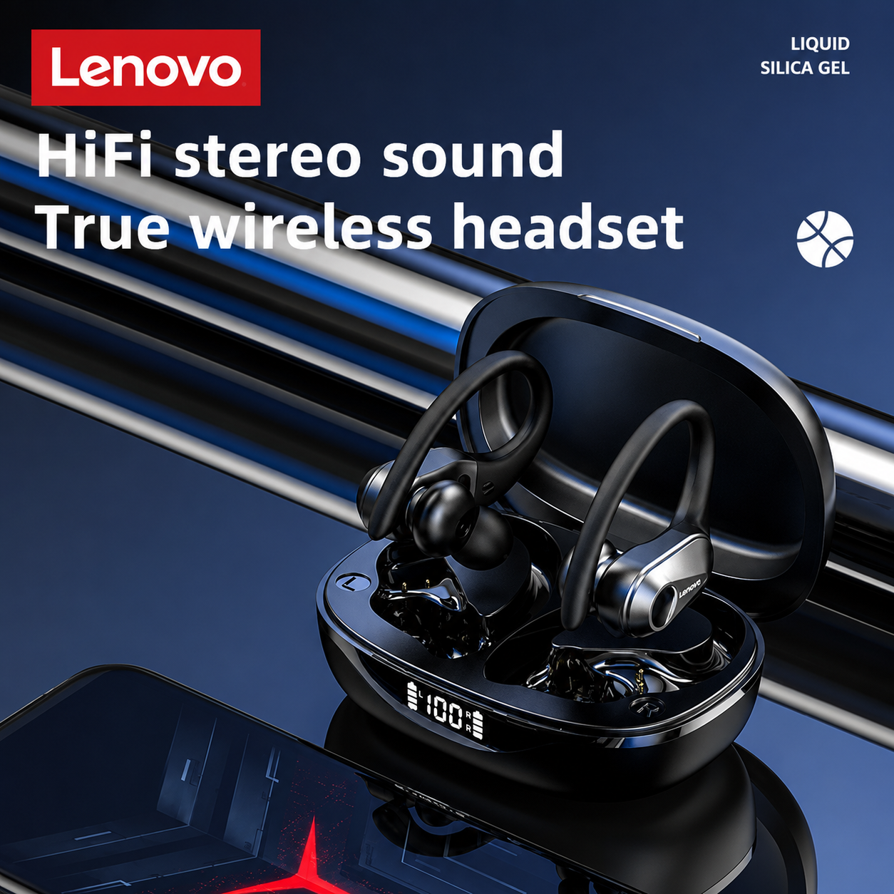 AUDÍFONOS DEPORTIVOS BLUETOOTH LENOVO LP75 - 2