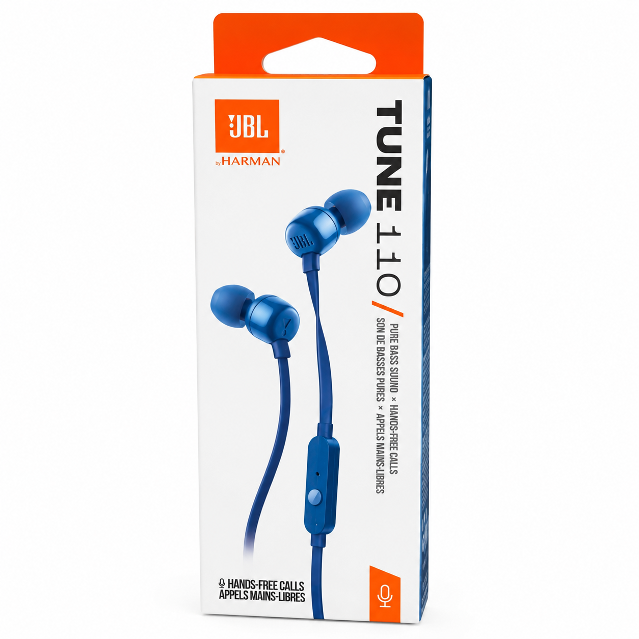 AUDIFONO JBL TUNE 110 MICROFONO CONECTOR 3.5MM AZUL - 2