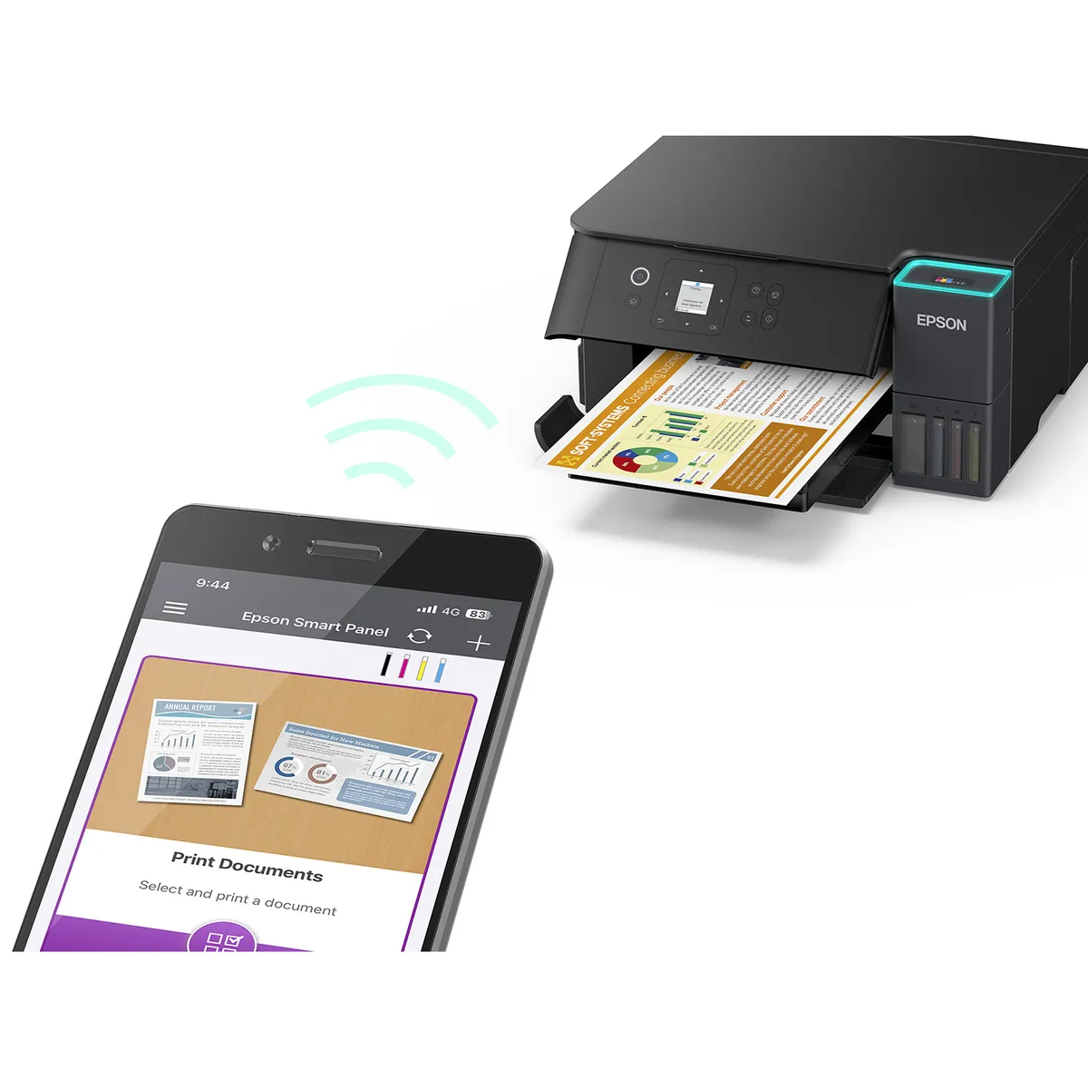 IMPRESORA EPSON MULTIFUNCIONAL ECOTANK L4360 CON DUPLEX CON WIFI - 4