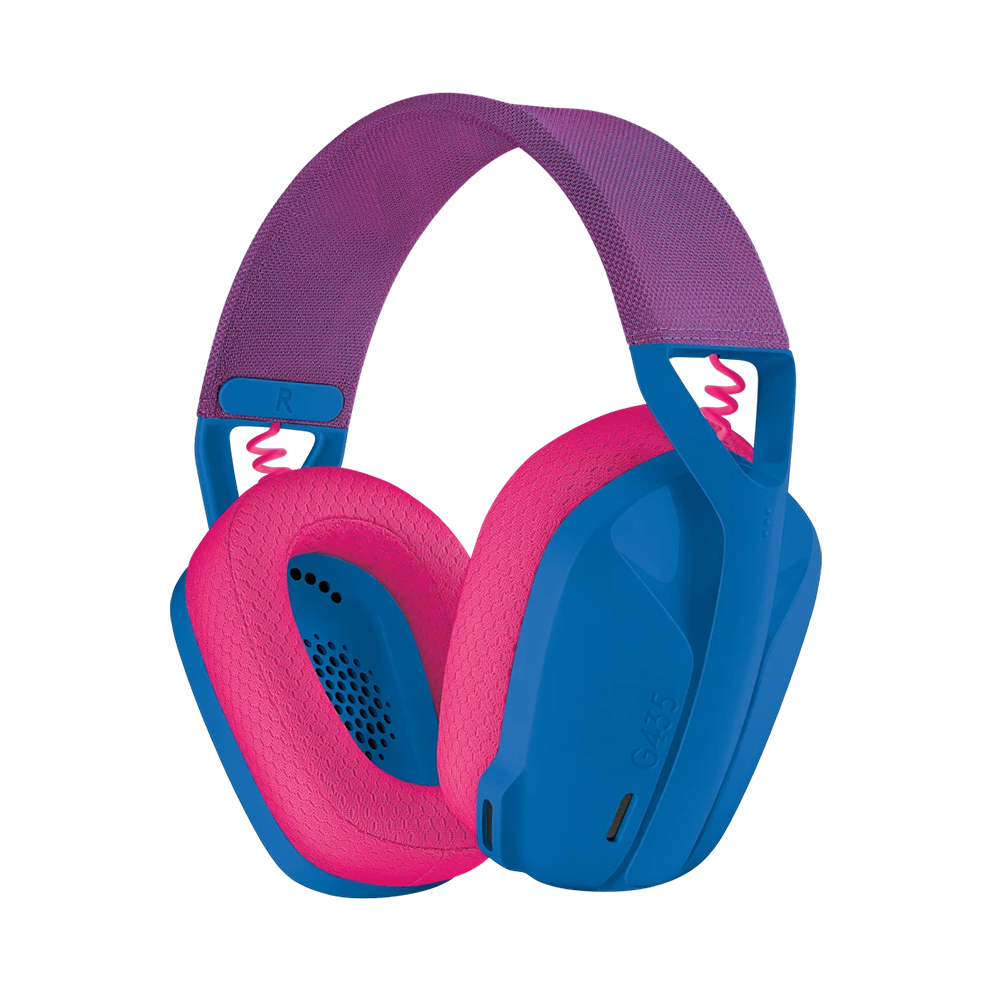 AUDÍFONOS INALÁMBRICOS GAMER LOGITECH G435 LIGHTSPEED AZUL - 2