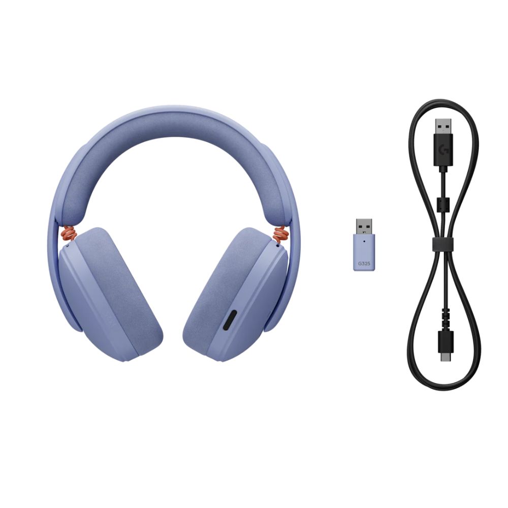 AUDÍFONO GAMER LOGITECH G325 LIGHTSPEED BLUETOOTH 24H LILA - 3
