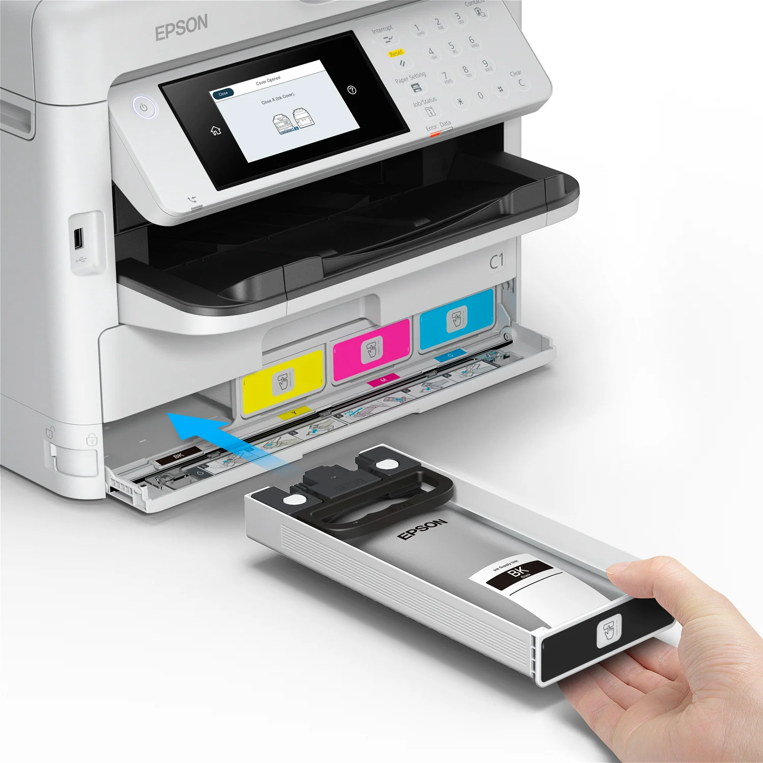 IMPRESORA MULTIFUNCIONAL EPSON WORKFORCE PRO WF-C5810 CON WIFI - 2
