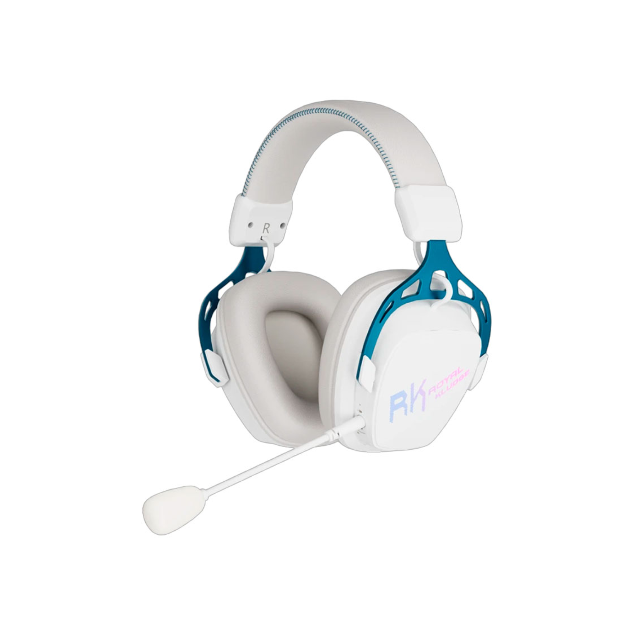 AURICULAR GAMER ROYAL KLUDGE RK-HG103 INALÁMBRICO CYBORG BLANCO CON SONIDO 7.1 - 2