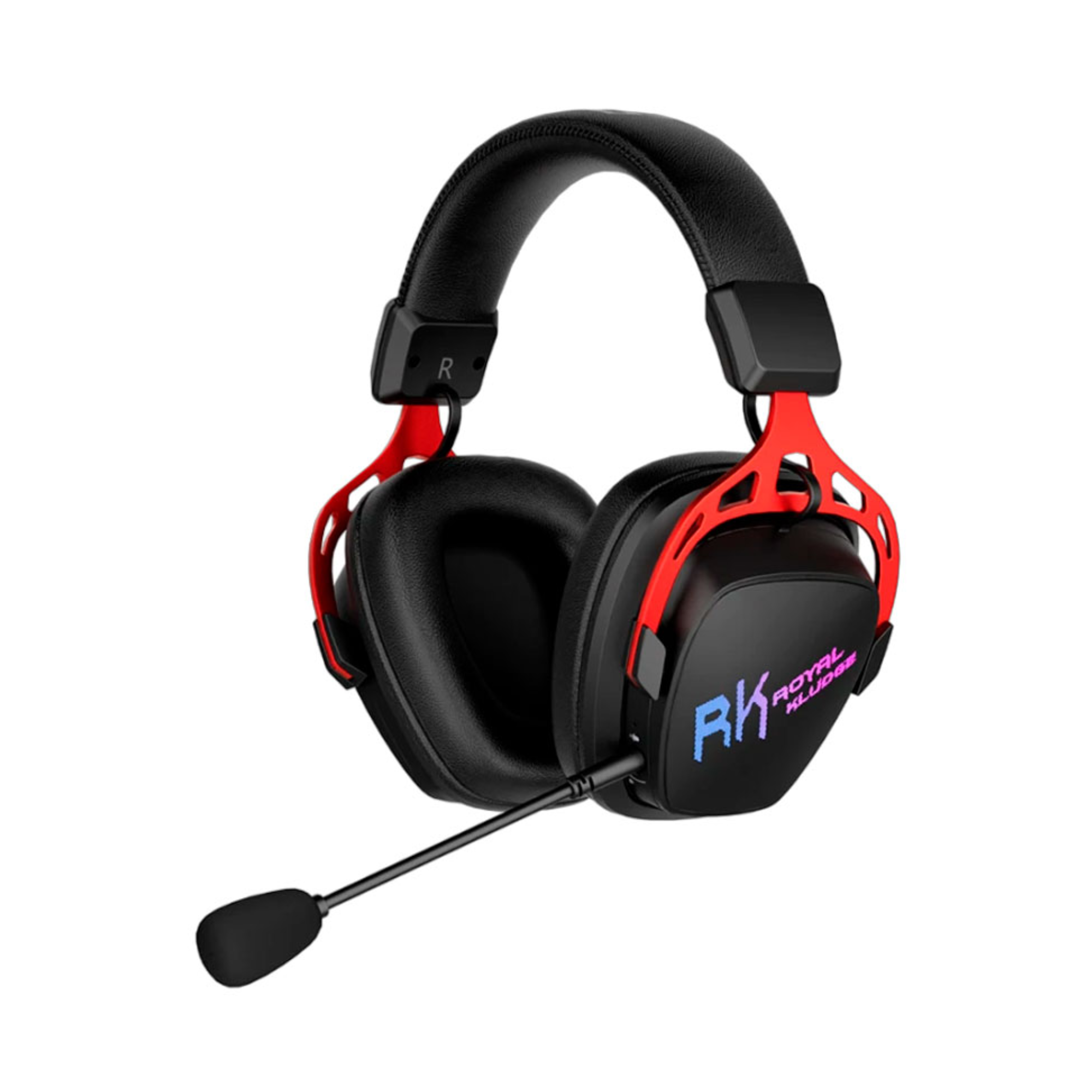 AURICULAR GAMER ROYAL KLUDGE RK-HG103 INALÁMBRICO CYBORG NEGRO CON SONIDO 7.1 - 2