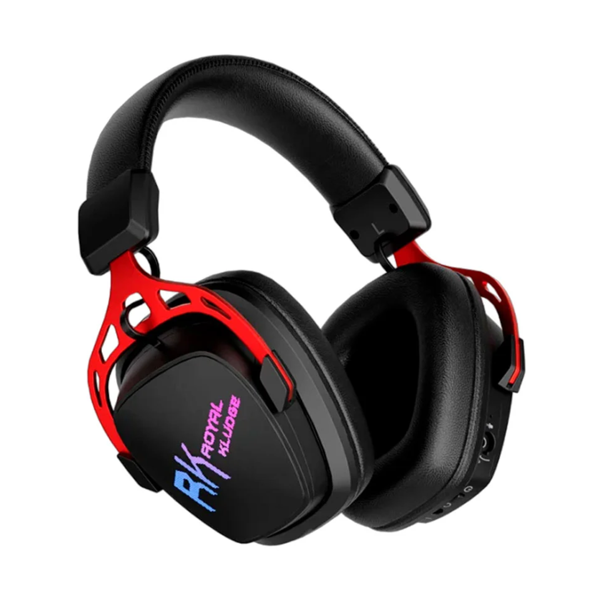 AURICULAR GAMER ROYAL KLUDGE RK-HG103 INALÁMBRICO CYBORG NEGRO CON SONIDO 7.1 - 3