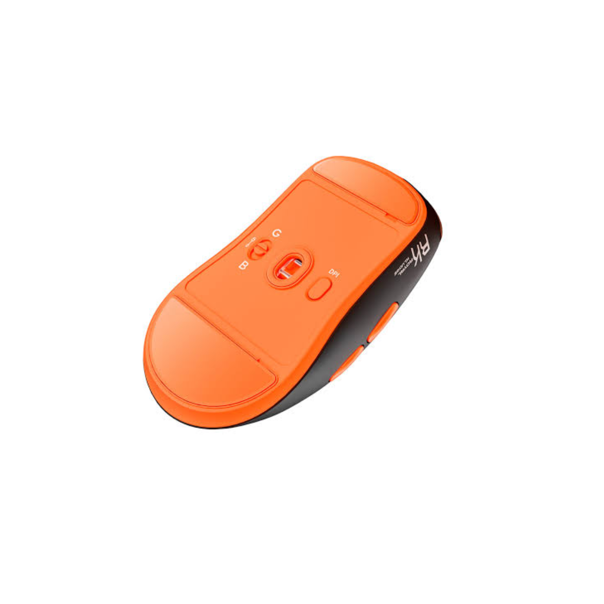 MOUSE GAMER ROYAL KLUDGE M30 NEGRO/NARANJA - 3