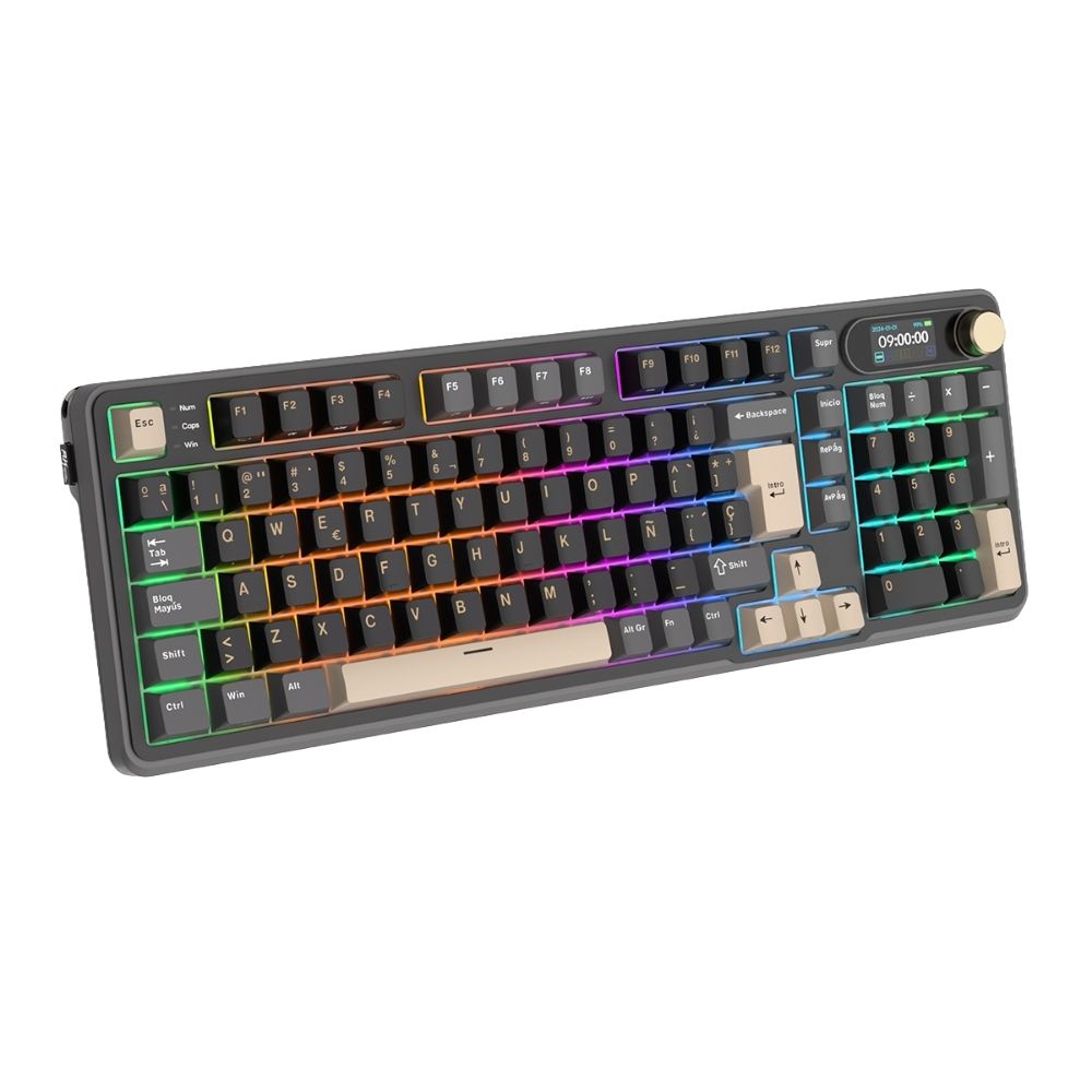TECLADO ROYAL KLUDGE RK-S98 INALAMBRICO PHANTOM - 2