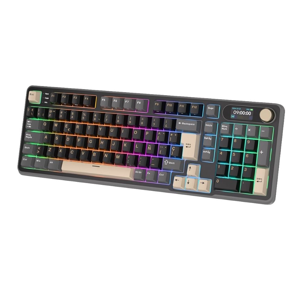 TECLADO ROYAL KLUDGE RK-S98 INALAMBRICO PHANTOM - 3