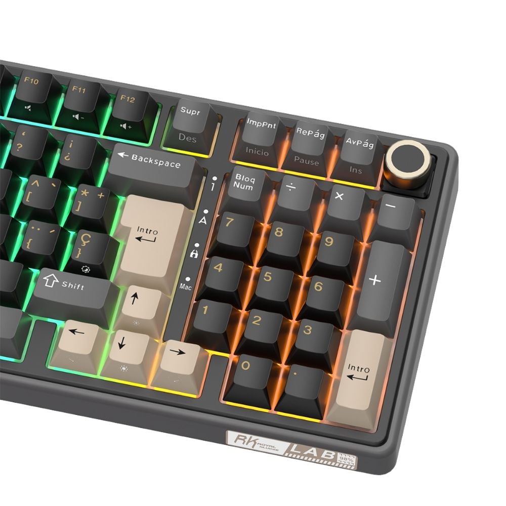TECLADO ROYAL KLUDGE RK-R98PRO CABLEADO PHANTOM - 4
