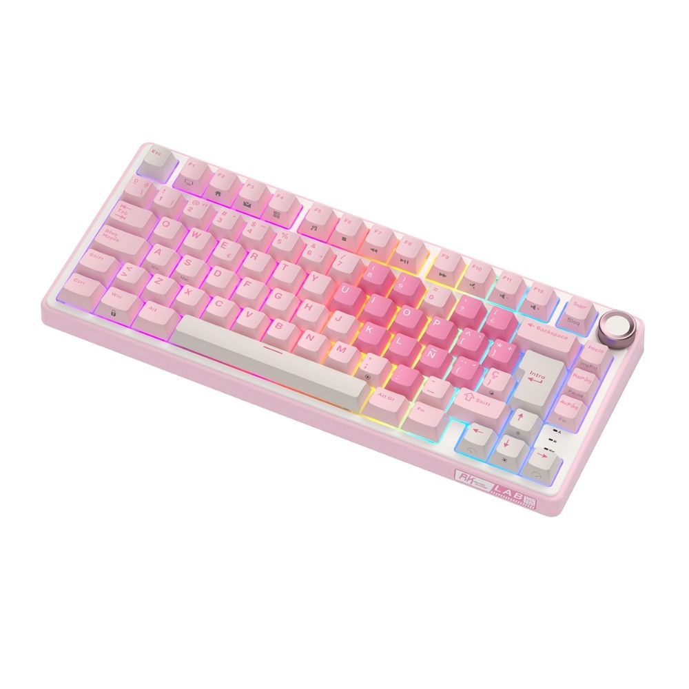 TECLADO ROYAL KLUDGE RK-R75 CABLEADO PINK MELODY - 5