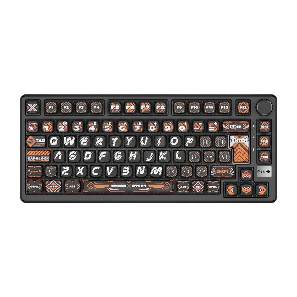 TECLADO ROYAL KLUDGE RK-M75 HE CABLEADO HEPHAESTUS-MINT MAGNETIC - 1