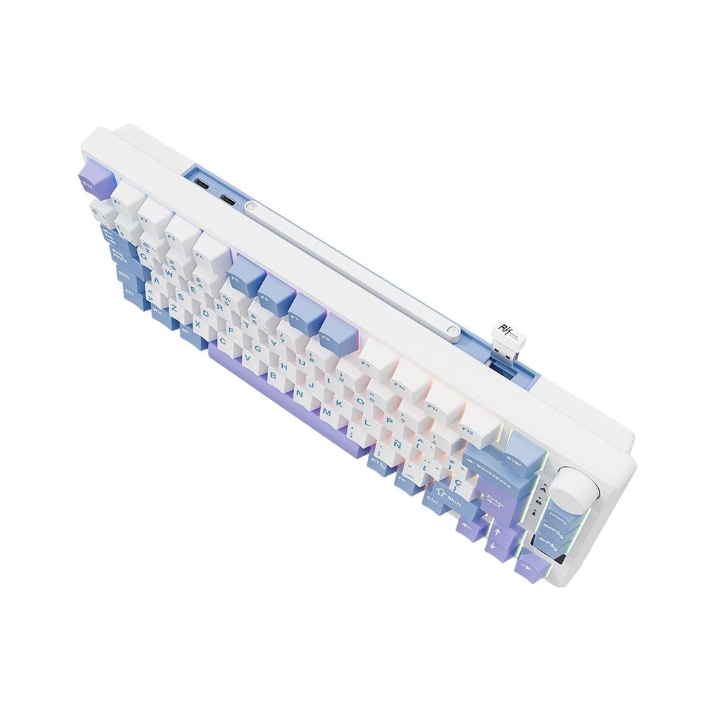 TECLADO ROYAL KLUDG RK-M75 TARO MILK - 2