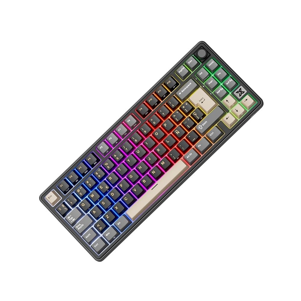 TECLADO ROYAL KLUDE RK-X87 INLAMBRICO PHANTOM - 2
