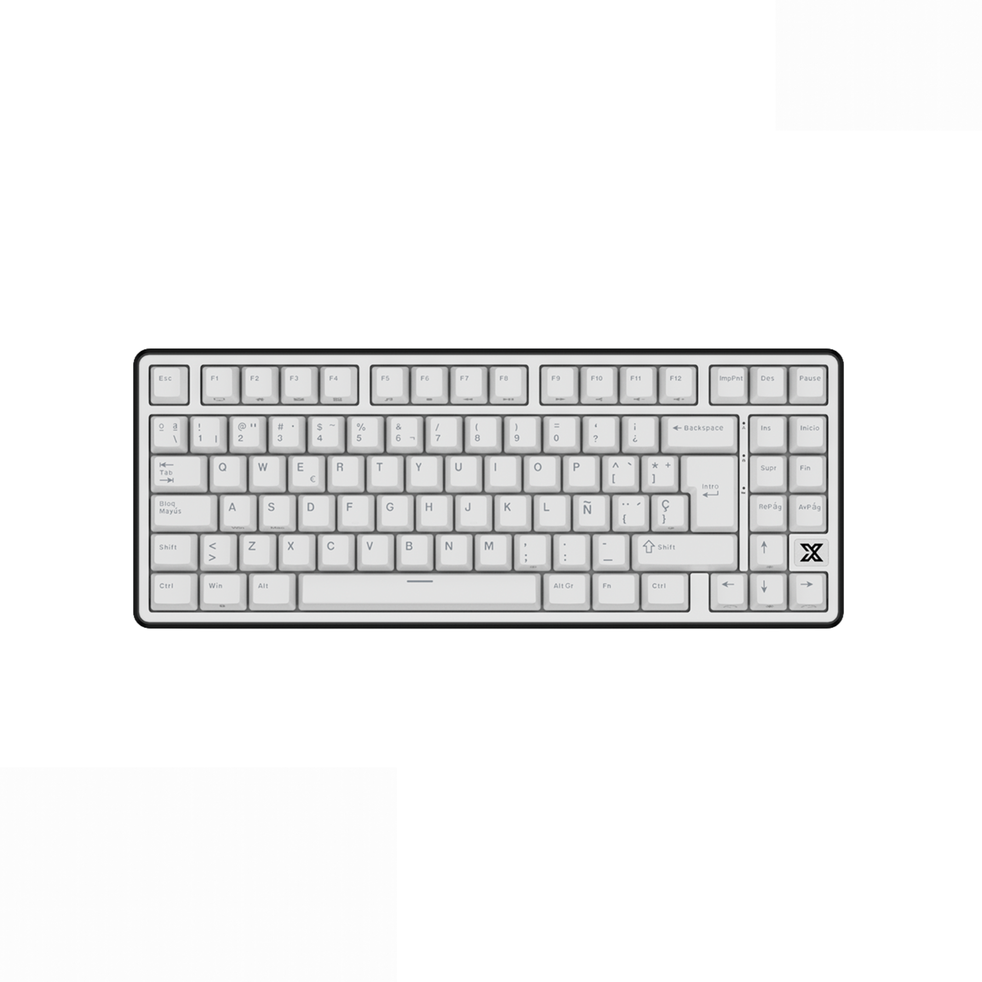 TECLADO ROYAL KLUDE RK X87 CABLEADO BLACK NIGHT - 1