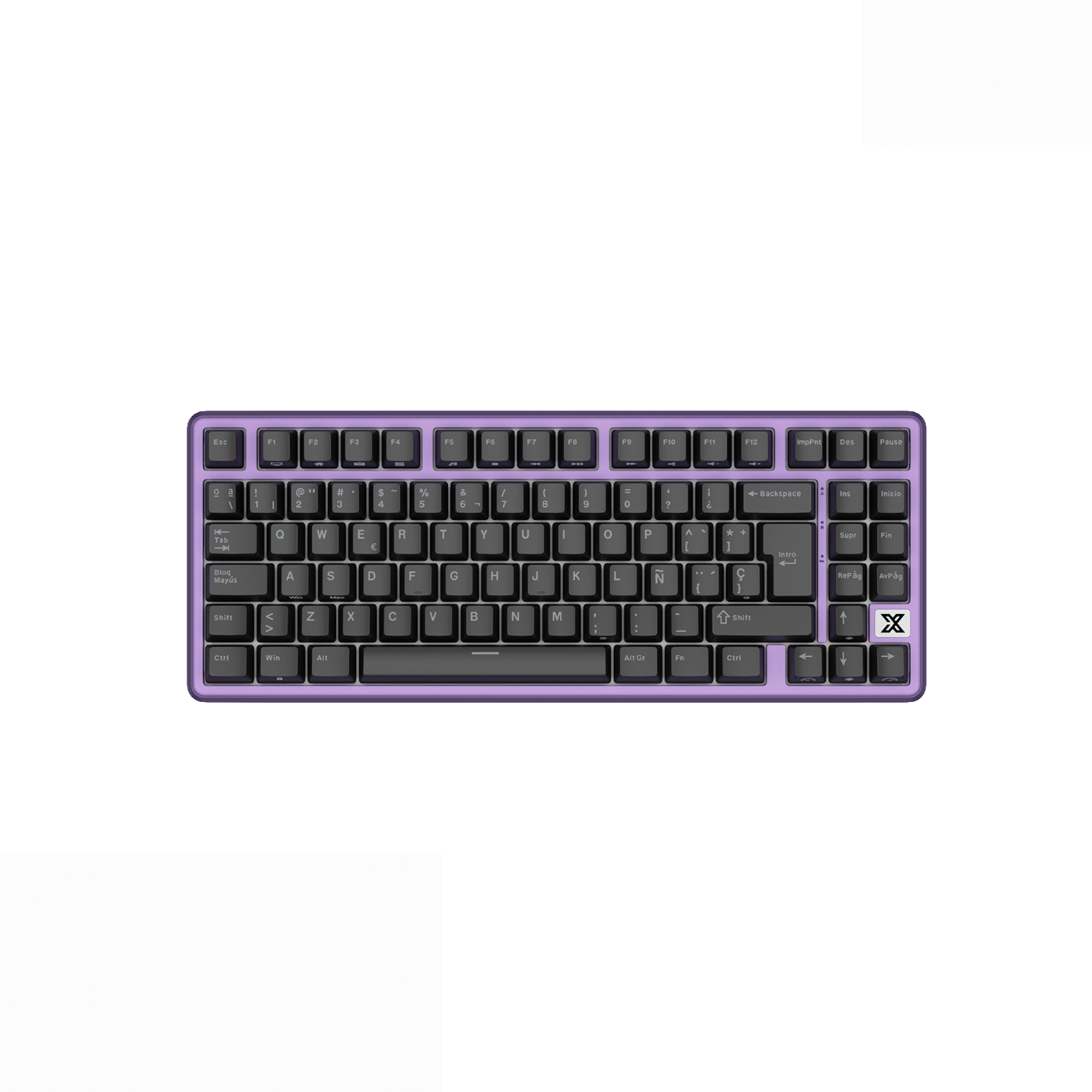 TECLADO ROYAL KLUDE RK X87 CABLEADO BLACKBERRY MOUSSE - 1