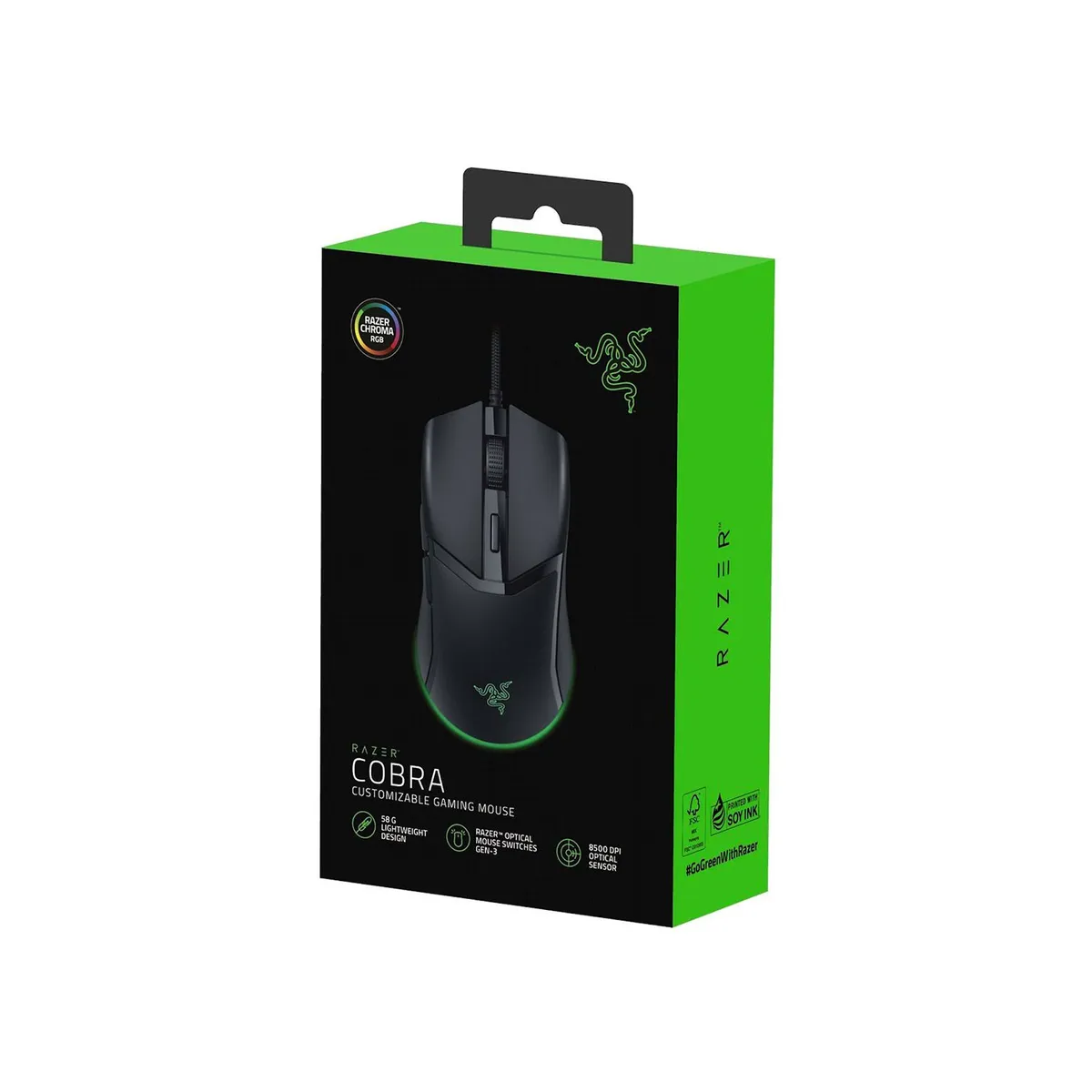 MOUSE GAMER RAZER COBRA NEGRO - 1