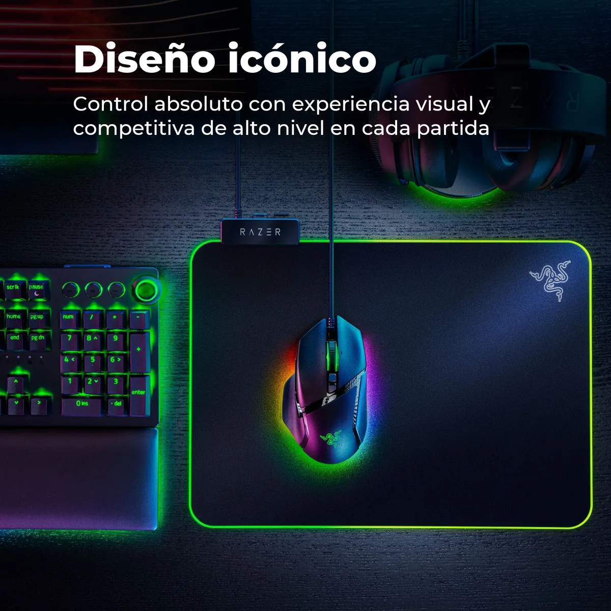 MOUSE RAZER BASILISK V3 26K DPI/CROMA - 2