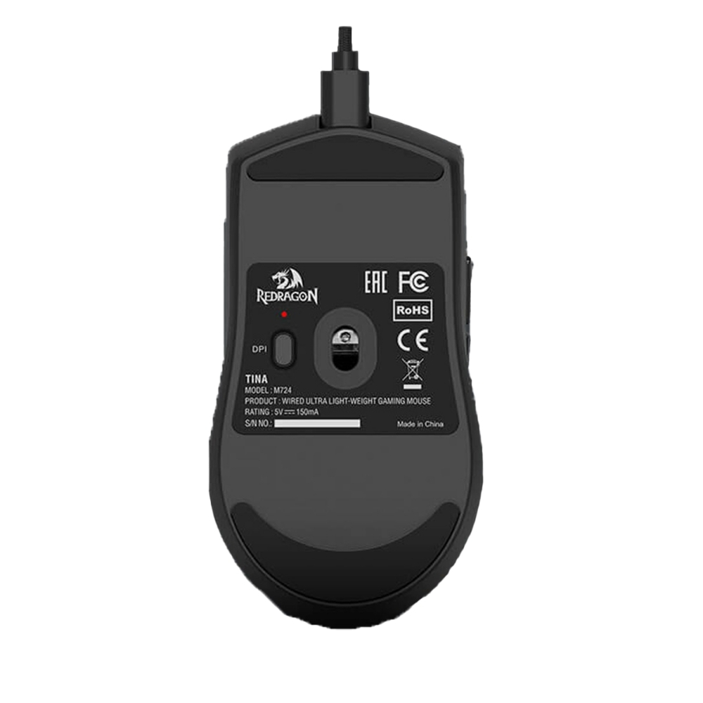 MOUSE GAMER K1NG PRO 12,000 DPI M724 NEGRO - 5