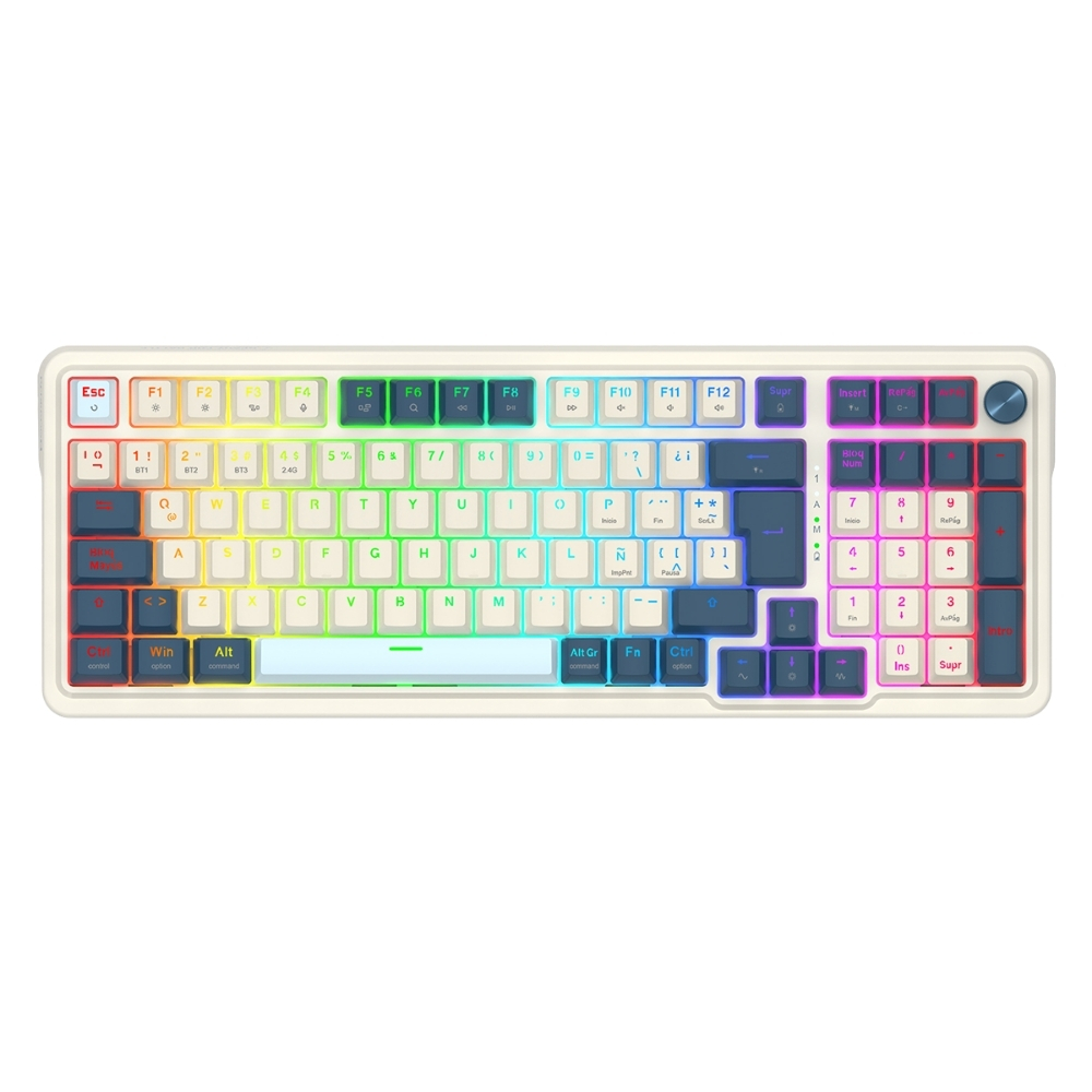 TECLADO REDRAGON EISA PRO K686SP-RGB INALAMBRICO - 1