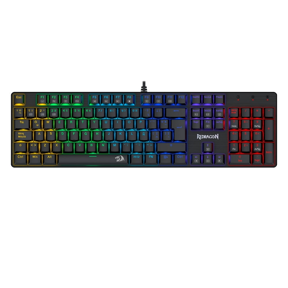 TECLADO REDRAGON SINDRI K671 CABLEADO ESPAÑOL - RED SWITCH - 1