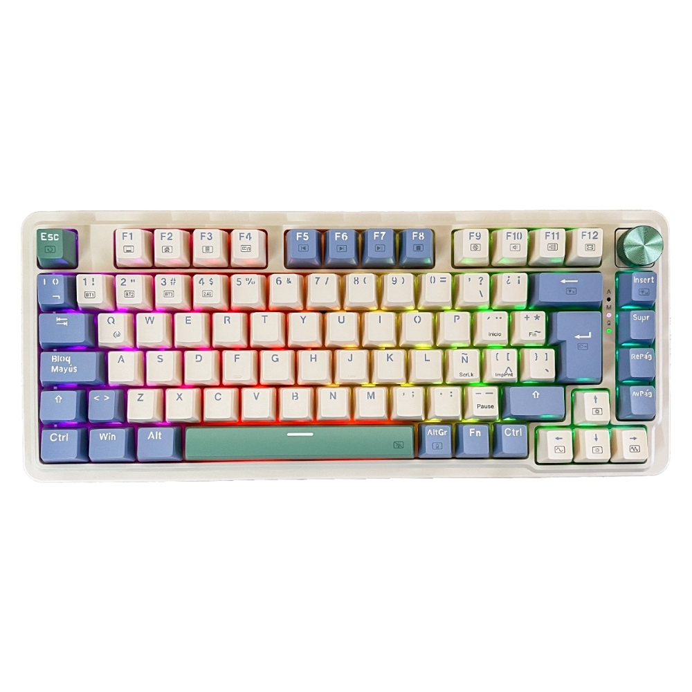 TECLADO MECANICO REDRAGON UCAL PRO K673 PASTEL - 1