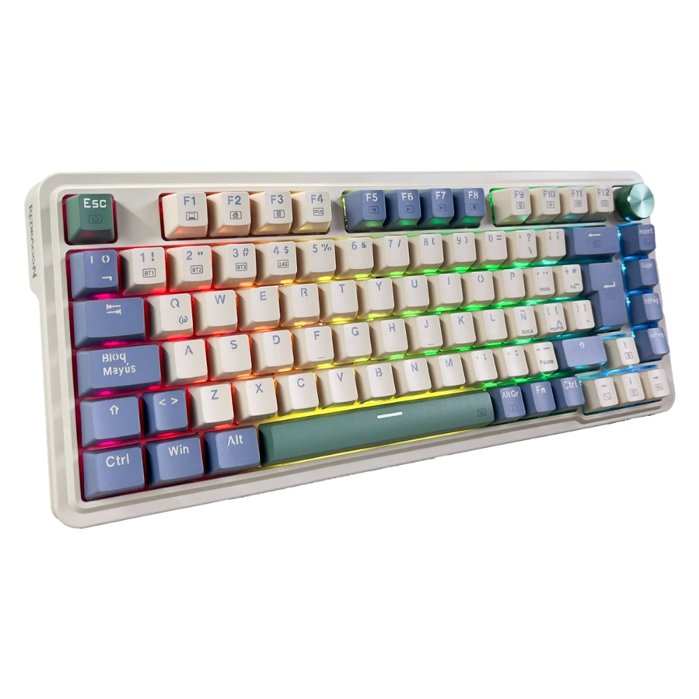 TECLADO MECANICO REDRAGON UCAL PRO K673 PASTEL - 3