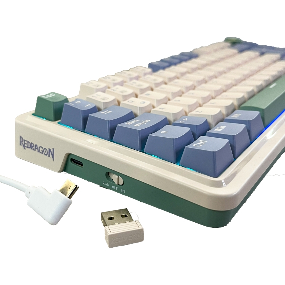 TECLADO MECANICO REDRAGON UCAL PRO K673 PASTEL - 5