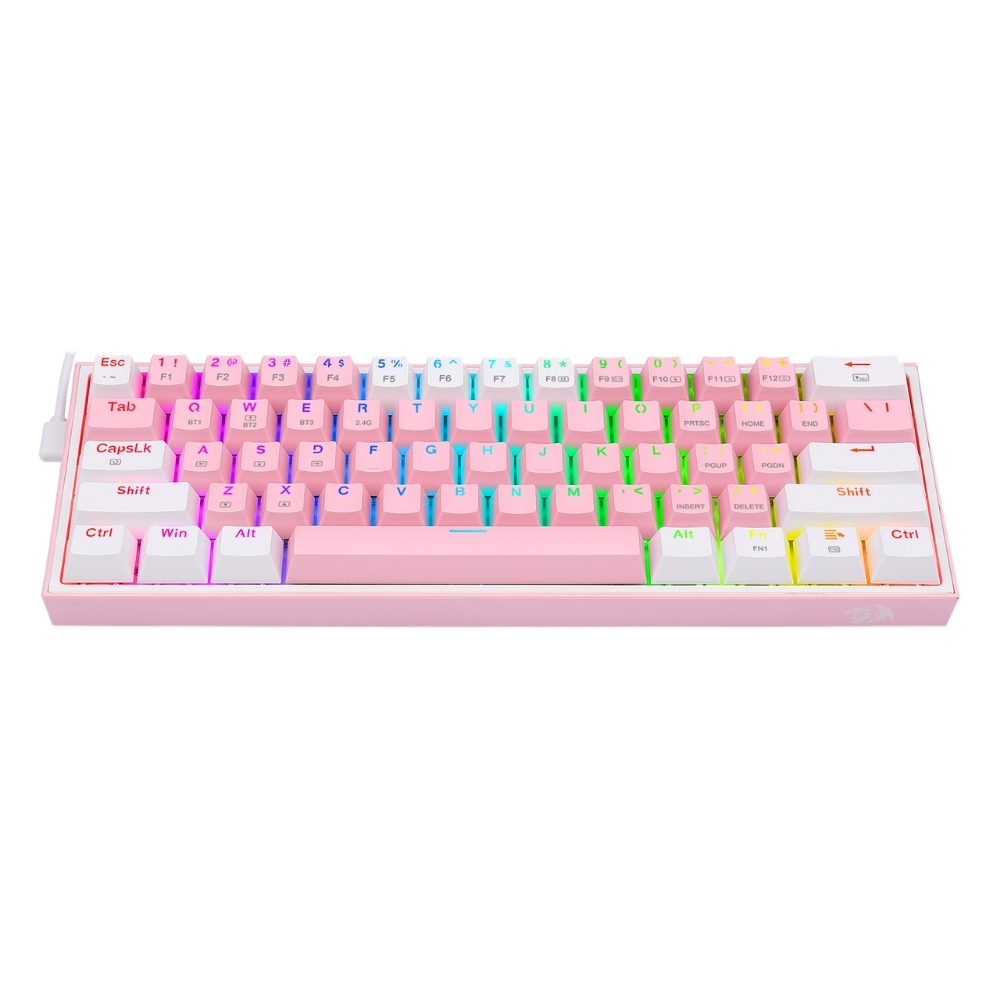 TECLADO REDRAGON FIZZ PRO K616 PINK - 4