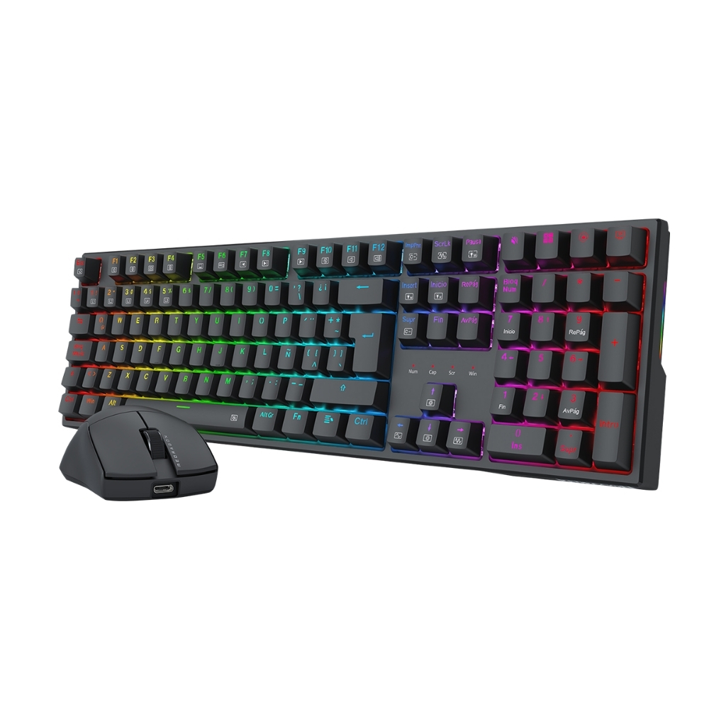 KIT TECLADO+MOUSE REDRAGON S146 TRUNDLE RGB / M724 - 2