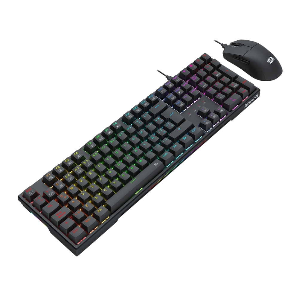 KIT TECLADO+MOUSE REDRAGON S146 TRUNDLE RGB / M724 - 5