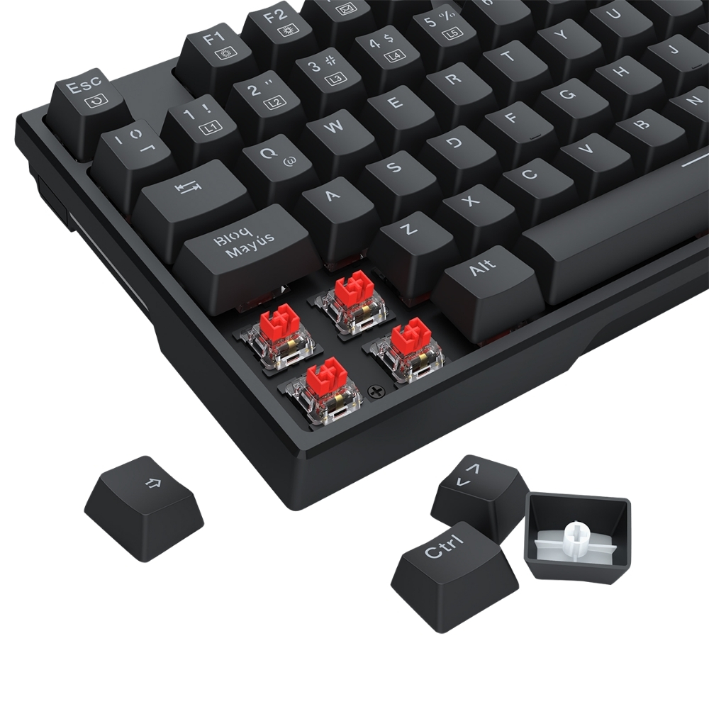 KIT TECLADO+MOUSE REDRAGON S146 TRUNDLE RGB / M724 - 6