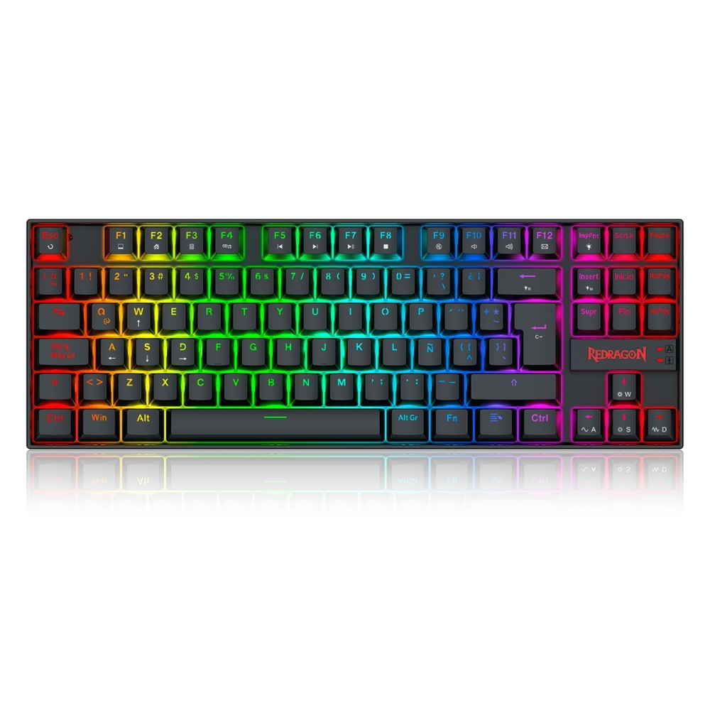TECLADO KUMARA K552 HE CABLEADO ESPAÑOL NEGRO - MAGNETIC SWITCH - 1