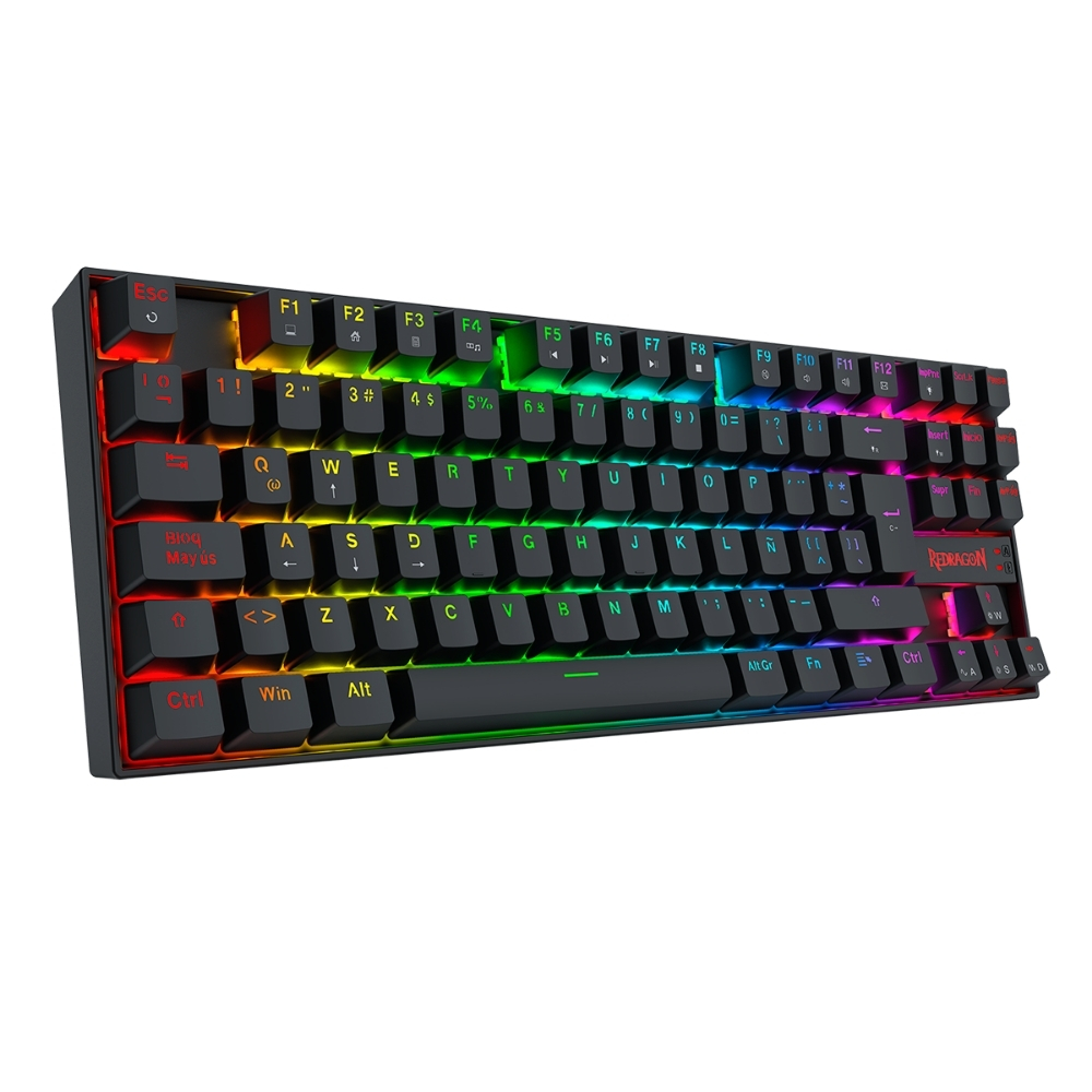 TECLADO KUMARA K552 HE CABLEADO ESPAÑOL NEGRO - MAGNETIC SWITCH - 2