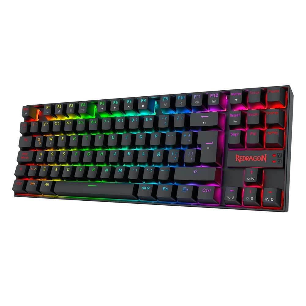 TECLADO KUMARA K552 HE CABLEADO ESPAÑOL NEGRO - MAGNETIC SWITCH - 3