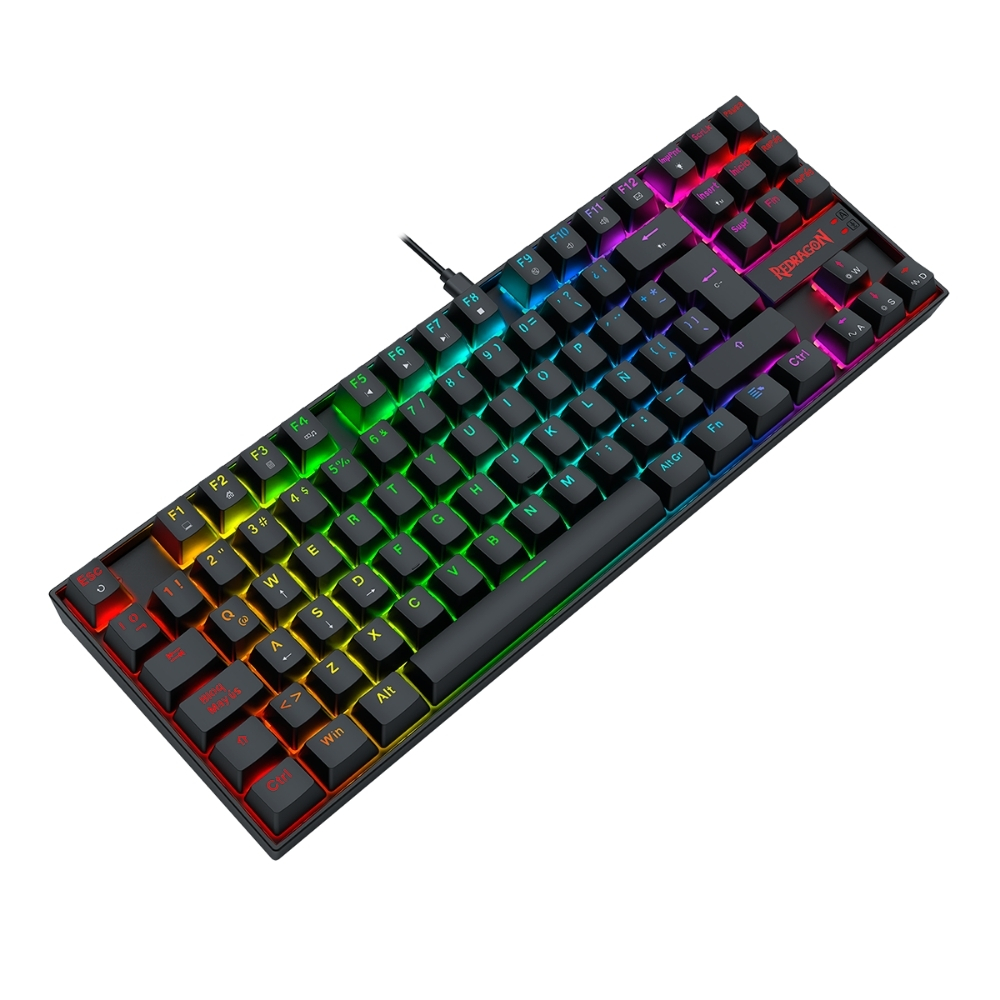 TECLADO KUMARA K552 HE CABLEADO ESPAÑOL NEGRO - MAGNETIC SWITCH - 5